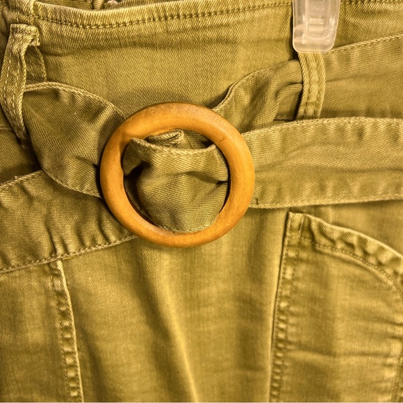 Size 4US/36 Euro Anthropology Fancy Skirt with Belt Two FrontPockets BackZipper - Picture 5 of 12